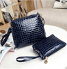 Fashion Handbags Messenger Crocodile PU Leather Bags