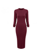 Formal Elegant Cotton Maxi Bodycon Dress