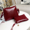 Fashion Handbags Messenger Crocodile PU Leather Bags