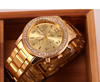 Analog Wristwatches Bling Crystal Clocks